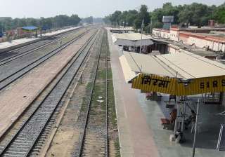 Deserted view of Sirsa Station after curfew in... Deserted view of Sirsa Station after curfew in...