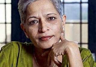 Gauri Lankesh was shot dead at her Bengaluru... Gauri Lankesh was shot dead at her Bengaluru...