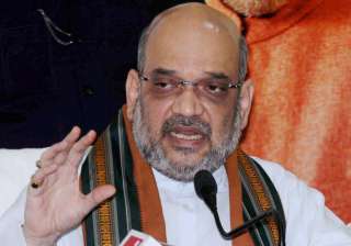 Amit Shah addresses a press conference in Ranchi... Amit Shah addresses a press conference in Ranchi...