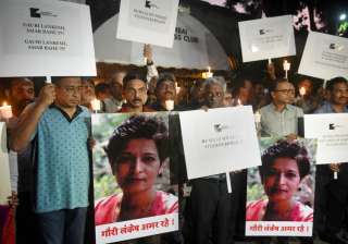 Slain journalist Gauri Lankesh laid to rest with... Slain journalist Gauri Lankesh laid to rest with...