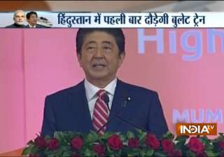 Shinzo Abe said Prime Minister Narendra Modi was... Shinzo Abe said Prime Minister Narendra Modi was...