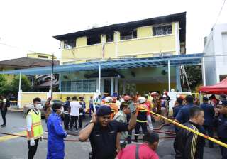 Fire at a Malaysia Islamic school Fire at a Malaysia Islamic school