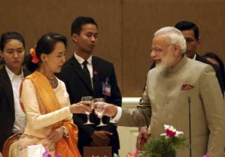 PM Narendra Modi meets Myanmar's State Counsellor... PM Narendra Modi meets Myanmar's State Counsellor...