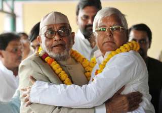RJD MP Mohammad Taslimuddin with party chief Lalu... RJD MP Mohammad Taslimuddin with party chief Lalu...