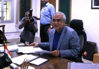 Economist Rajiv Kumar takes charge as the... Economist Rajiv Kumar takes charge as the...