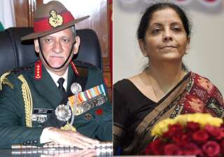Army Chief General Bipin Rawat briefs Defence... Army Chief General Bipin Rawat briefs Defence...
