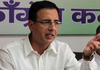 Congress spokesperson Randeep Singh Surjewala -... Congress spokesperson Randeep Singh Surjewala -...