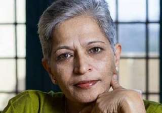 Lankesh was shot dead at her Bengaluru home on... Lankesh was shot dead at her Bengaluru home on...