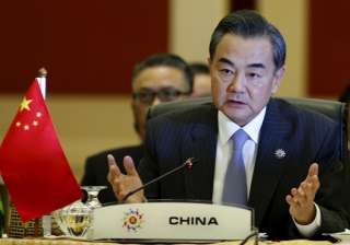 File pic of Chinese Foreign Minister Wang Yi -... File pic of Chinese Foreign Minister Wang Yi -...