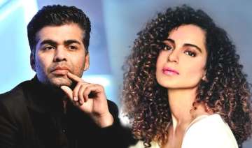 Karan Johar and Kangana Ranaut Karan Johar and Kangana Ranaut