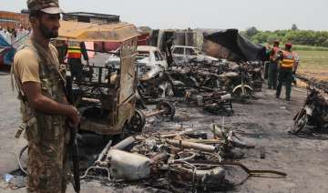 At least 150 killed, 140 injured in Pakistan fuel... At least 150 killed, 140 injured in Pakistan fuel...