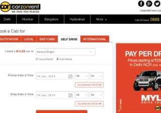 carzonrent launches luxe self drive cars with... carzonrent launches luxe self drive cars with...
