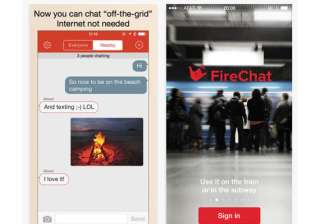 firechat lets you chat without a data connection... firechat lets you chat without a data connection...
