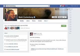 mark zuckerberg facebook profile page hacked -... mark zuckerberg facebook profile page hacked -...