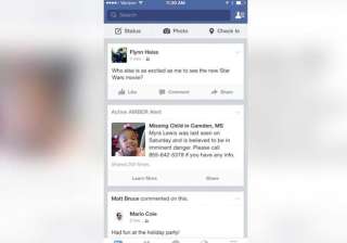 facebook launches amber alerts to help find... facebook launches amber alerts to help find...