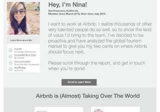 this woman s awesome resume impressed airbnb s... this woman s awesome resume impressed airbnb s...