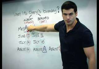 cheryl s birthday math problem makes twitter go... cheryl s birthday math problem makes twitter go...