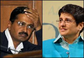 kiran vs kejriwal tweets jostle as they wrestle... kiran vs kejriwal tweets jostle as they wrestle...