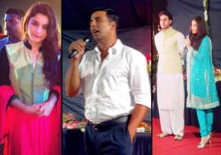 aishwarya alia akshay abhishek celebrate navratri... aishwarya alia akshay abhishek celebrate navratri...