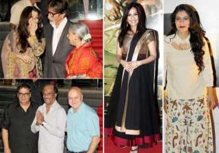 aishwarya big b kajol launch the hindi trailer of... aishwarya big b kajol launch the hindi trailer of...