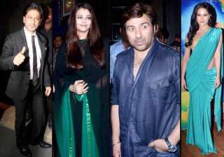 aishwarya shah rukh sunny jackie at subhash ghai... aishwarya shah rukh sunny jackie at subhash ghai...