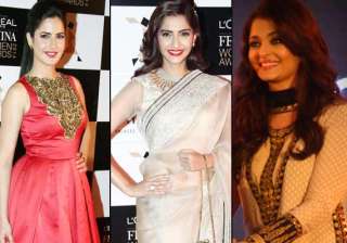aishwarya sonam katrina sizzle at l oreal paris... aishwarya sonam katrina sizzle at l oreal paris...
