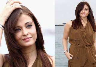 aishwarya wears a pretty brown dress at cannes -... aishwarya wears a pretty brown dress at cannes -...