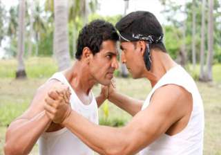 akshay john abraham almost come to blows - India... akshay john abraham almost come to blows - India...