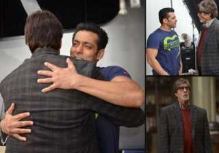 amitabh bachchan meets salman and tabu view pics... amitabh bachchan meets salman and tabu view pics...