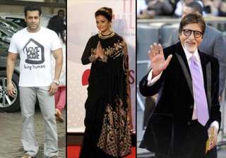 big b salman aishwarya ajay to run for... big b salman aishwarya ajay to run for...