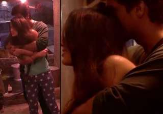 bigg boss 7 kushal gauhar get cosy view pics -... bigg boss 7 kushal gauhar get cosy view pics -...