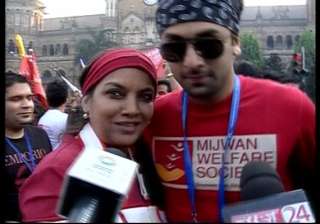bollywood stars flock to take part in mumbai... bollywood stars flock to take part in mumbai...