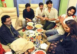 deepika ranveer bhansali at iftar bash on ram... deepika ranveer bhansali at iftar bash on ram...