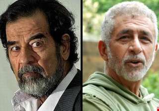 director wants naseer as saddam - India TV director wants naseer as saddam - India TV