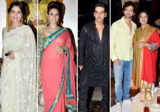hrithik suzanne kajol attend zarine khan s iftar... hrithik suzanne kajol attend zarine khan s iftar...