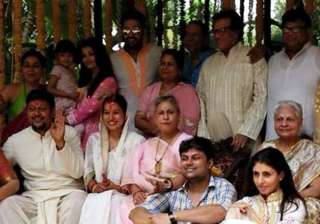 aishwarya abhishek jaya attend family wedding... aishwarya abhishek jaya attend family wedding...