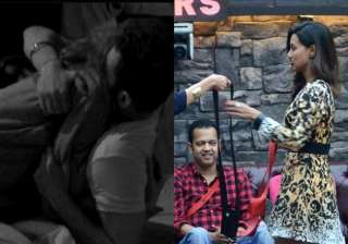 bigg boss 8 halla bol day 11 karishma upen s kiss... bigg boss 8 halla bol day 11 karishma upen s kiss...
