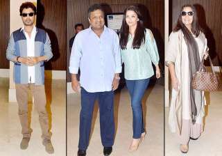 aishwarya rai bachchan attends script reading... aishwarya rai bachchan attends script reading...