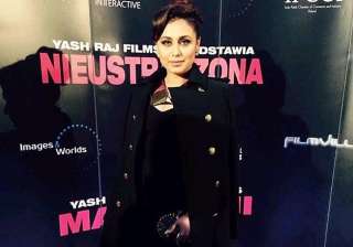 rani mukerji attends mardaani premiere in poland... rani mukerji attends mardaani premiere in poland...