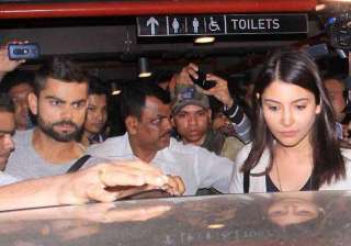 know why virat anushka gave a miss to suresh... know why virat anushka gave a miss to suresh...