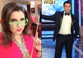 salman gives hosting tips to farah for bigg boss... salman gives hosting tips to farah for bigg boss...