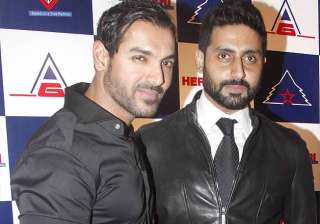 john abraham is abhishek bachchan s favourite co... john abraham is abhishek bachchan s favourite co...