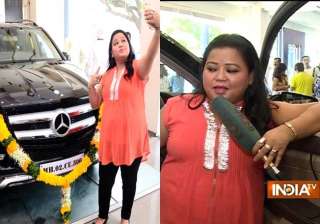 comedian bharti buys black mercedes benz - India... comedian bharti buys black mercedes benz - India...