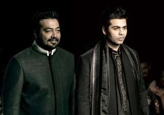 is karan johar miffed with anurag kashyap - India... is karan johar miffed with anurag kashyap - India...