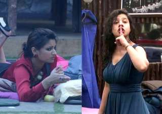 bigg boss 8 halla bol day 3 shambhavana targets... bigg boss 8 halla bol day 3 shambhavana targets...