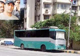 salman fined for parking van outside his bandra... salman fined for parking van outside his bandra...