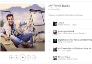 salman khan shares his favorite travel tracks on... salman khan shares his favorite travel tracks on...