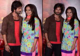 is something brewing between sonakshi and shahid... is something brewing between sonakshi and shahid...