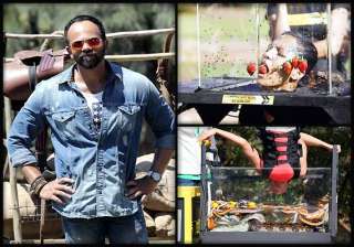 rohit shetty loves to push khatron ke khiladi... rohit shetty loves to push khatron ke khiladi...