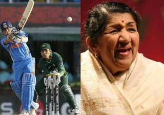 lata fasted for team india during 9 hour mohali... lata fasted for team india during 9 hour mohali...